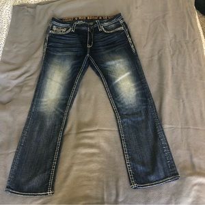 Rock Revival Jazlyn Easy straight Jeans Size 34 waist x 32 long